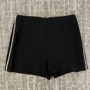 Black zara shorts